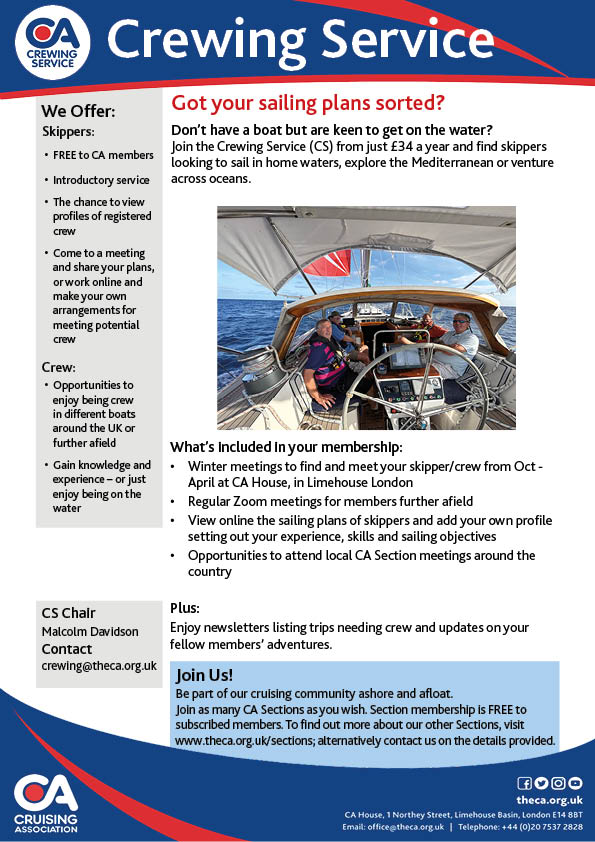 CA Crewing Service flyer